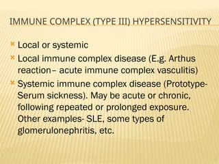Comprehensive Overview of Hypersensitivity Reactions and Immune System ...