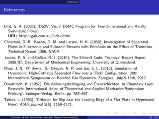 Hypersonic high enthalpy flow in a leading-edge separation | PDF