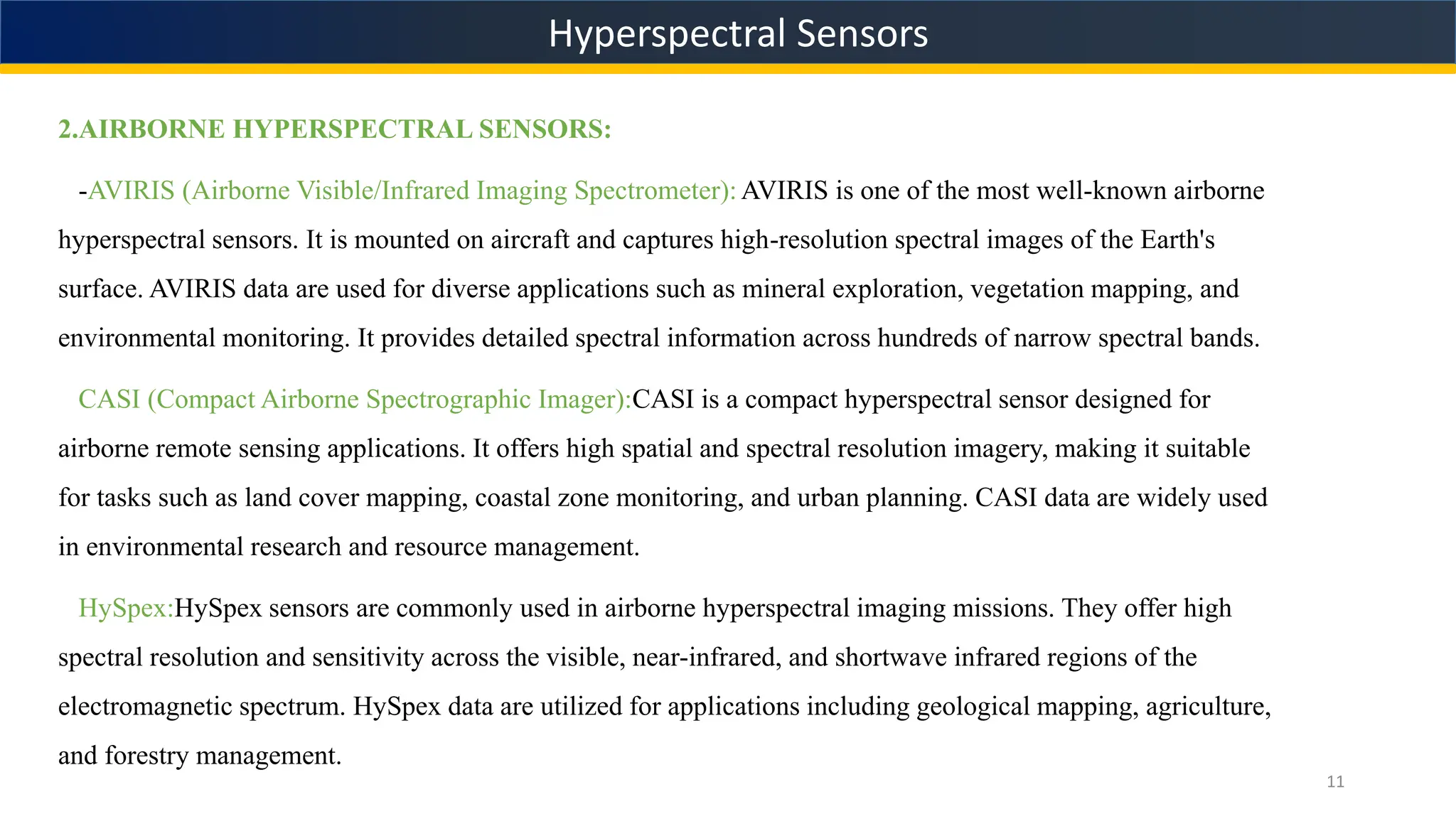 Hyperspectral & Remote Sensing on Remote Sensing and GIS.pptx