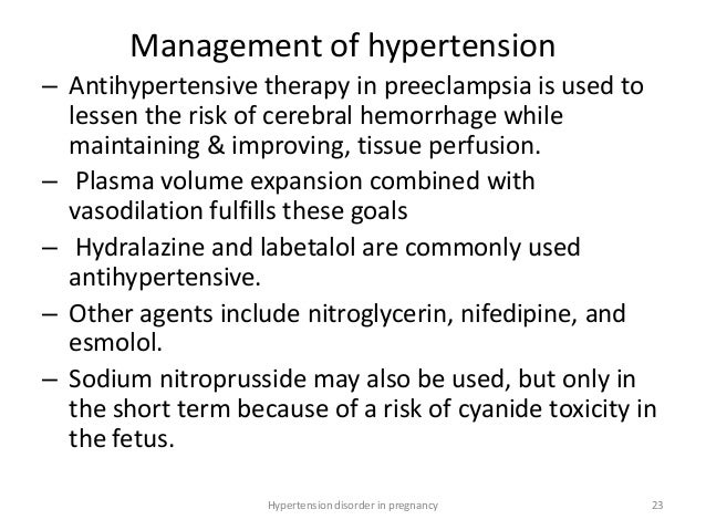 Procardia And Labetalol Pregnancy