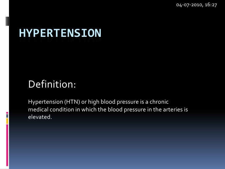 Hypertension