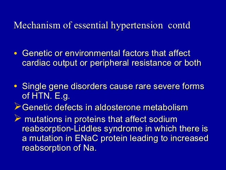 What is benign essential hypertension?
