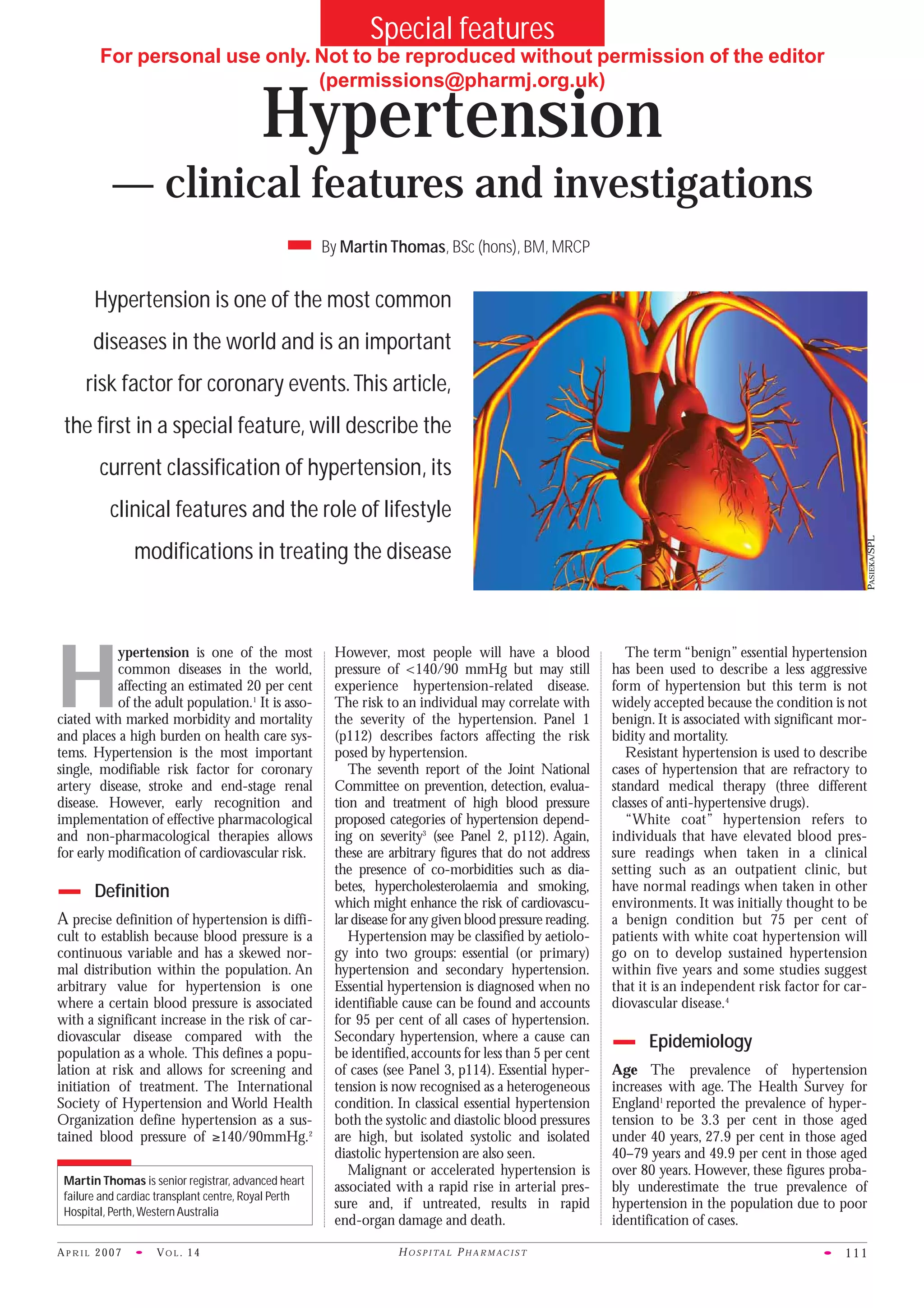 Hypertension | PDF