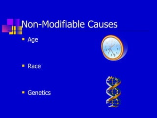 Non-Modifiable Causes Age Race Genetics 