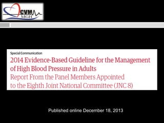 Published online December 18, 2013 
 