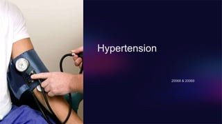 Hypertension
20068 & 20069
 