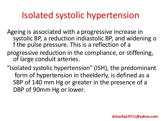 Is isolated diastolic hypertension dangerous