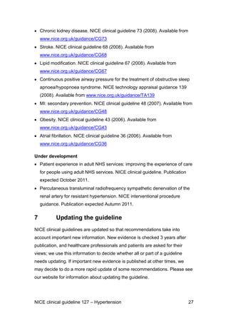 Hypertension clinical management of primary hypertension in adults | PDF