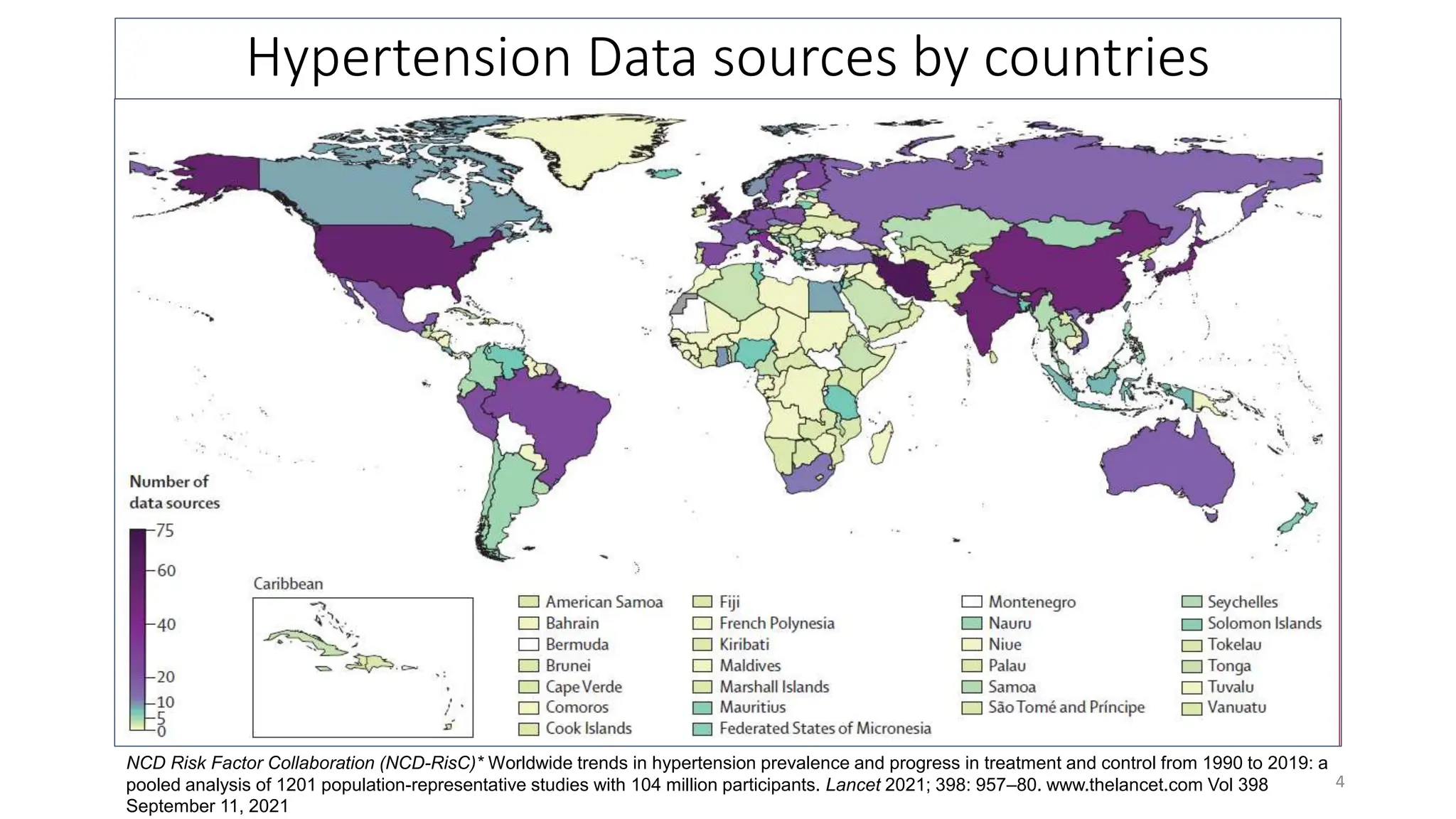 Htn Map Hypertension in Middle East and North Africa region | PPTX
