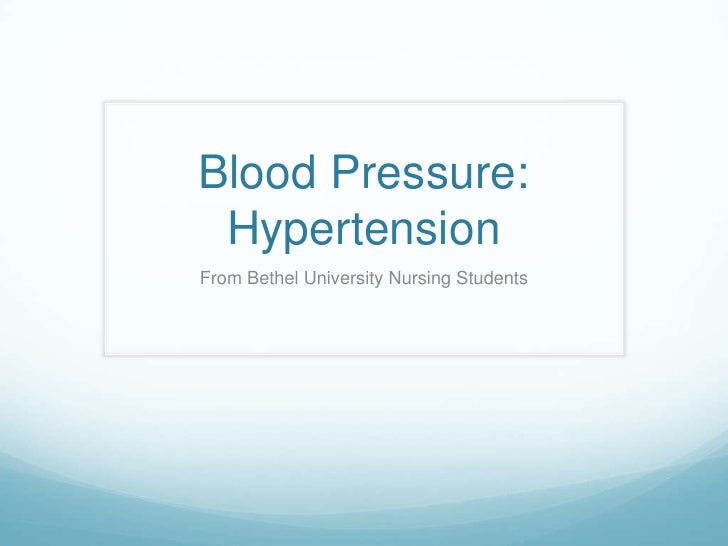 hypertension power point blood pressure power point