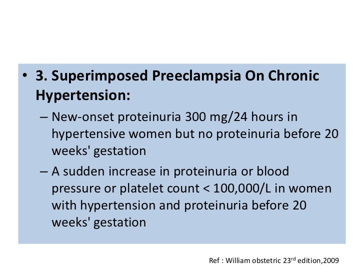 Hypertensive disorders of pregnancy
