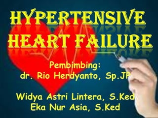Hypertensive heart failure