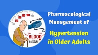 Pharmacological
Management of
Hypertension
in Older Adults
 