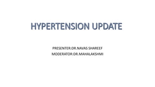 PRESENTER:DR.NAVAS SHAREEF
MODERATOR:DR.MAHALAKSHMI
 