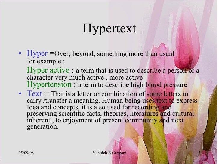 Hypertext