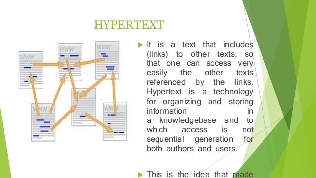 What is a hypermedia database?