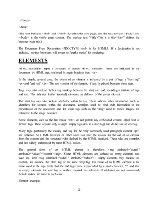 Hyper text markup language | DOCX