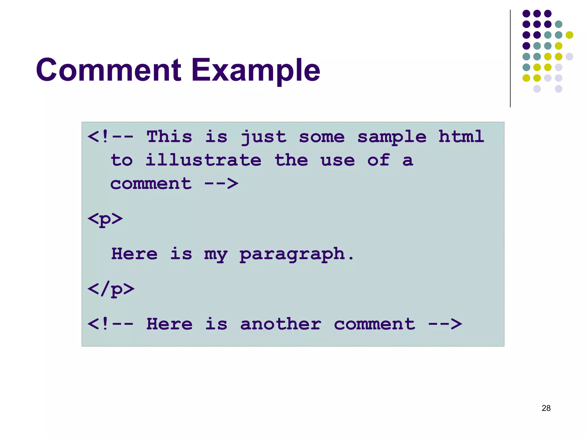HyperTextMarkupLanguage.ppt