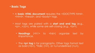 Paired Tags Example Hypertext Markup Language Hypertext Markup Language.pptx