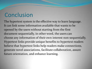 Modularity of information 