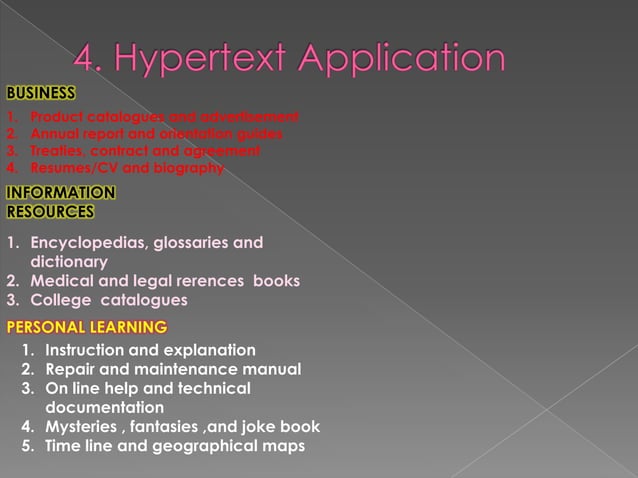 Hypertext system (presentation) | PPT