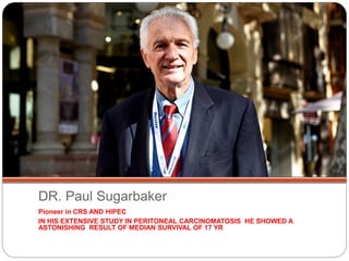 Hyperthermic intraperitoneal chemotherapy | PPTX