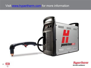 Hypertherm Powermax125 air plasma cutting and gouging system new ...