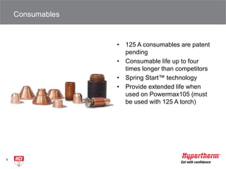 Hypertherm Powermax125 air plasma cutting and gouging system new ...