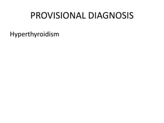 SOAP of Hyperthyroidism Case | PPTX