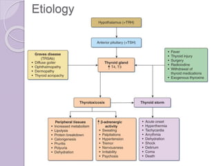 Pathogenesis Hyperthyroid Hyperthyroidism / Thyrotoxicosis Pharmacotherapy | PPTX