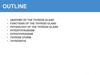 Comprehensive Overview of Thyroid Gland Disorders and Management | PPTX