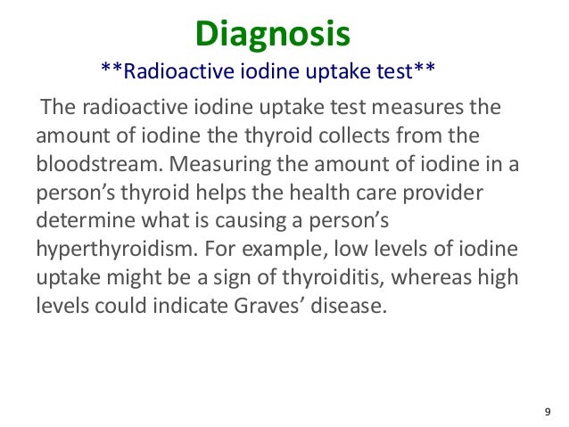 radioactive iodine test