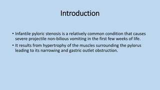 Hypertropic pyloric stenosis