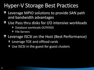 Hyper V And Scvmm Best Practis