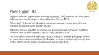 Understanding Hypothetical Learning Trajectory (HLT) in Mathematics ...