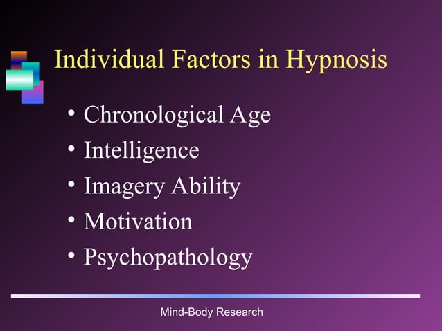 Hypnosis Hypnosis Hypnosis Hyppnosis Ppt
