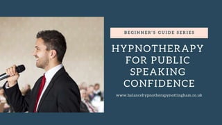 Hypnosis for public speaking confidence