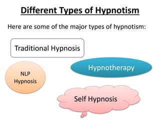 Hypnosis Type Hypnotism | PPTX