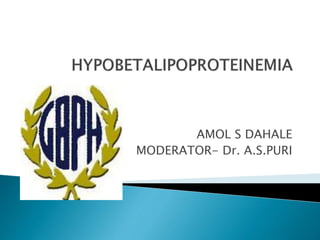AMOL S DAHALE
MODERATOR- Dr. A.S.PURI
 