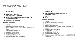 HYPOCALCEMIA for residents and medical students | PDF