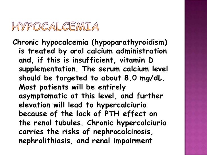 Hypocalcemia and pancreatitis