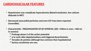 Hypocalcemia Rta HYPOCALCEMIA: causes and approach to management | PPTX