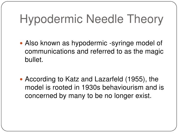 Hypodermic needle