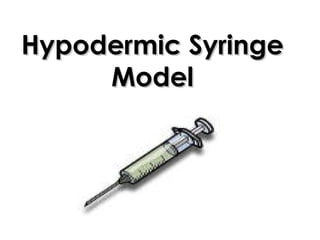 Hypodermic Syringe Model 
