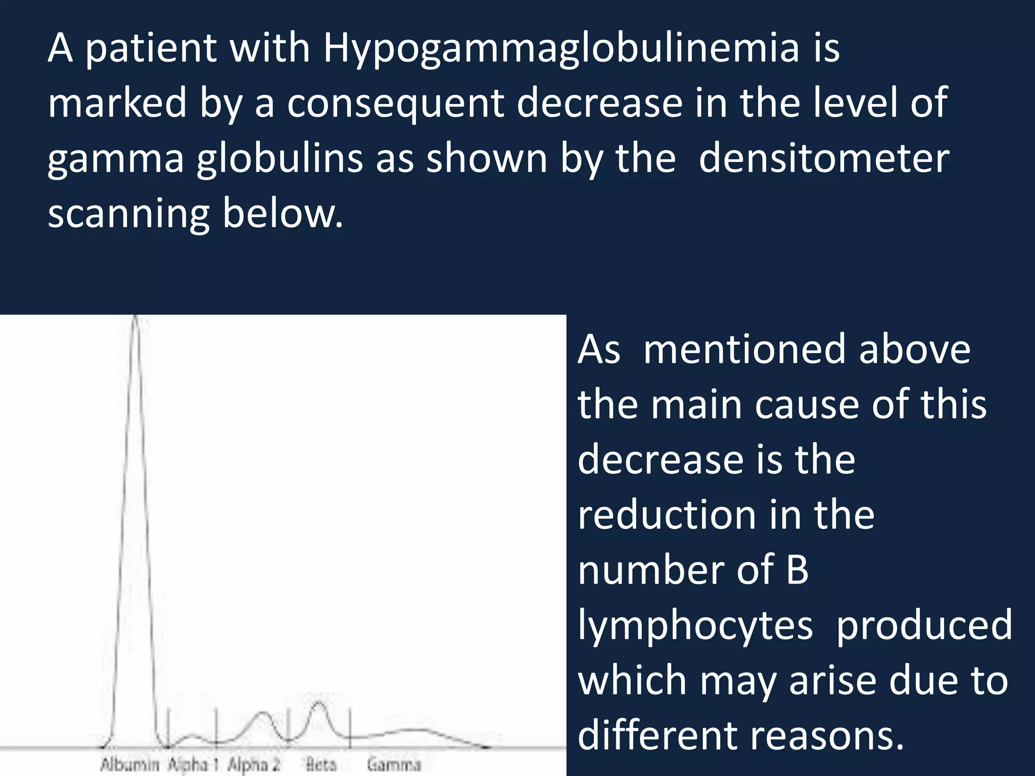 Hypogammaglobulinemia | PPTX | Blood Disorders | Diseases and Conditions