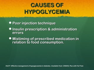 Hypoglycemia | PPT