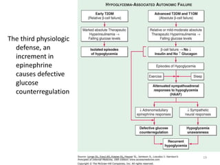 The third physiologic
defense, an
increment in
epinephrine
causes defective
glucose
counterregulation
19dr.shumaylaaslam@gmail.com
 