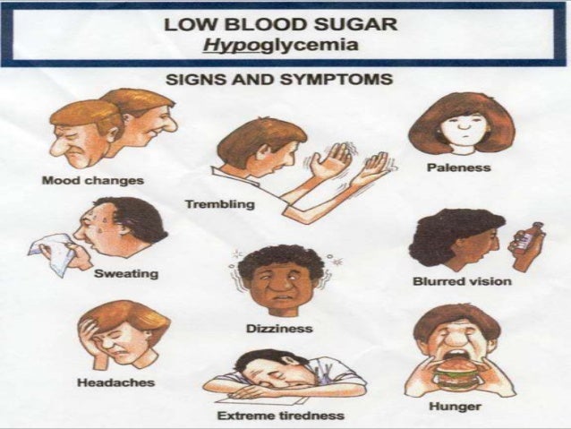 Dizziness and hypoglycemia