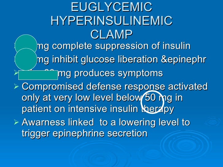 Hypoglycemia unawareness slide share