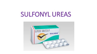 SULFONYL UREAS
 